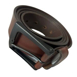 Men's Brown Carhartt Genuine Leather Belt - size 46